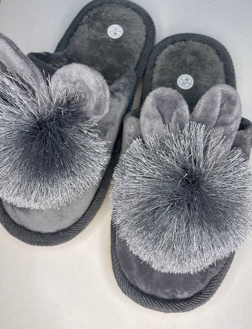 BKT0114 Тапочки СЕРЫЙ