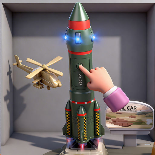 Парковка "Игровой паркинг" (свет, звук, 3 металл машины, самолет) в коробке