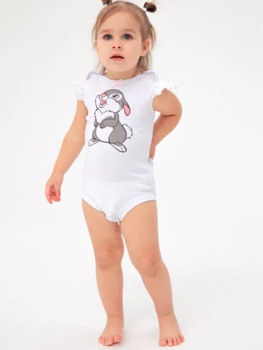 PlayToday / Комплект детский трикотажный для девочек: боди, шорты  фото 4