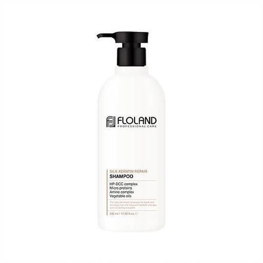 СРОК! Шампунь восстанавливающий с кератином Floland Premium Silk Keratin Shampoo (150 мл)  фото 2