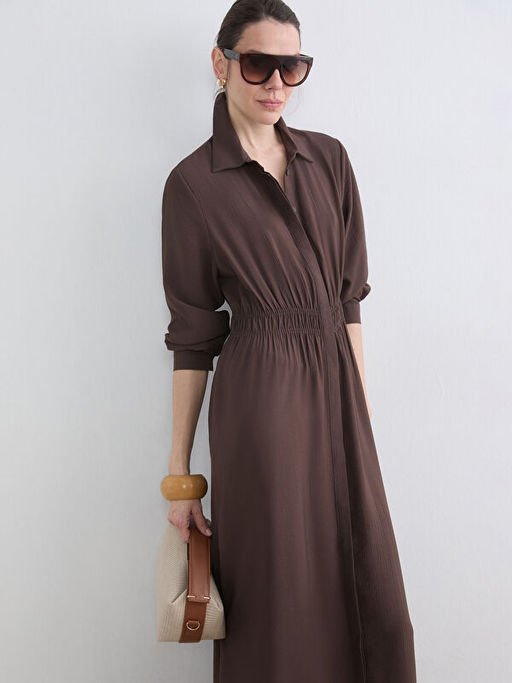 Belden Oturtmal? G?mlek Elbise