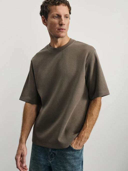 Футболка из смесового хлопка / Zarina  фото 2