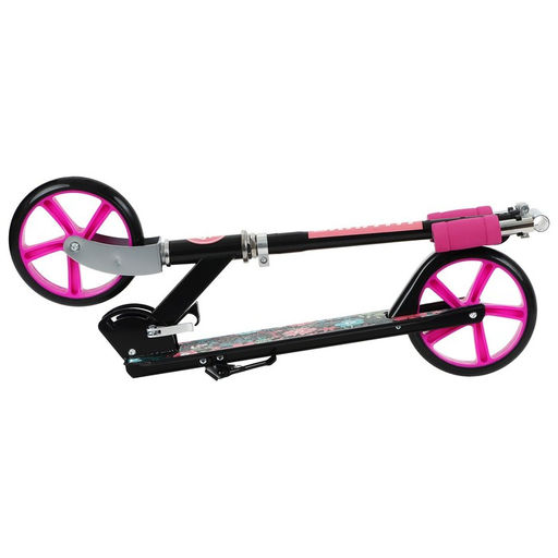 Самокат GRAFFITI, складной, колёса PU 200 мм, ABEC 7, цвет чёрный  фото 5