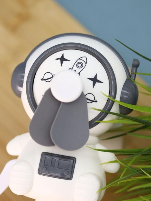 Портативный механический ручной вентилятор Sweet astronaut, grey