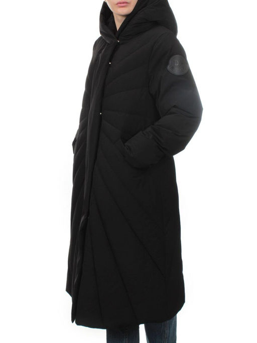 H265 BLACK Пальто зимнее облегченное женское (150 гр. холлофайбер)