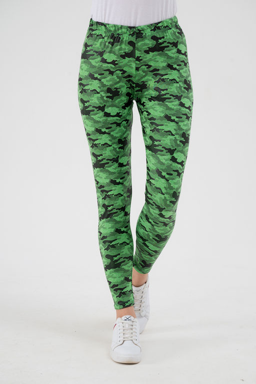 Легинсы женские из вискозы Fitness зеленый - Амадэль фото 5