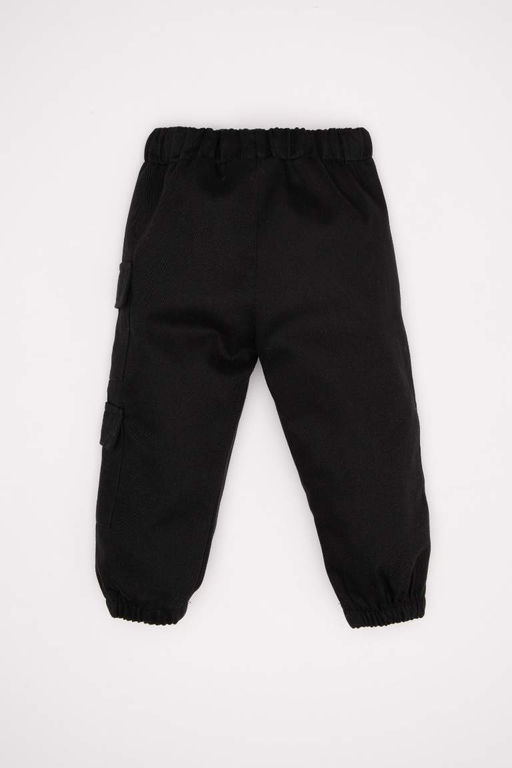 Габардиновые брюки-джоггеры для маленьких мальчиков - Defacto фото 4