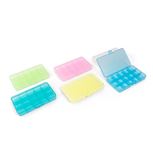 Gamma Коробка пластик для шв. принадл. OM-042 пластик 17.7 x 10.2 x 2.3 см салатовый/прозрачный