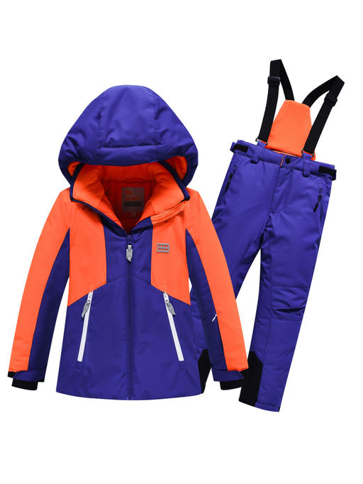 Горнолыжный костюм для мальчика оранжевого цвета 9317O - Valianly фото 2