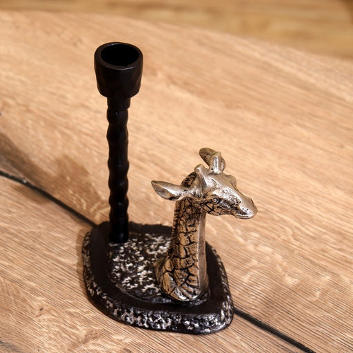 Подсвечник Жирафик, 12.5?9.5?26 см, алюминий