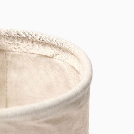 Текстильная корзинка Этель HOME, бежевая, 14×13 см, 50% хлопок, 50% п/э