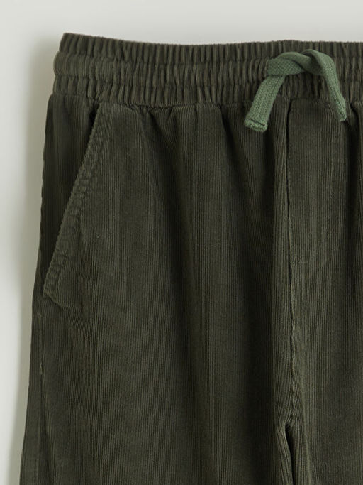 Beli Lastikli Kadife Erkek ?ocuk Pantolon