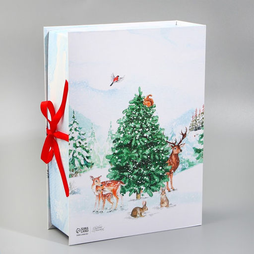 Коробка подарочная - книга «Счастливого Нового Года», 27×19.5×8 см