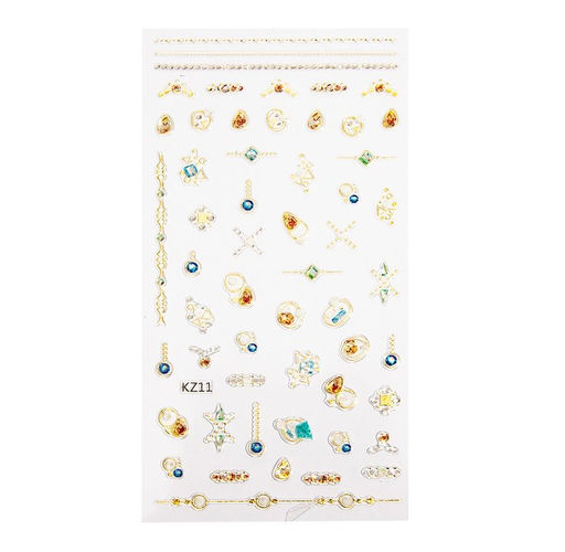 Planet Nails Наклейки для ногтей 3D для дизайна ногтей 23068  фото 10