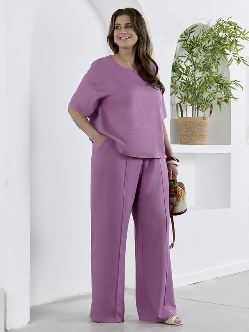 Брюки Камео-2 из вискозы со льном - Виотекс фото 37