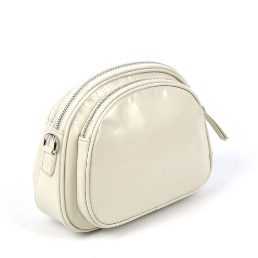 Женская кожаная овальная сумка кросс-боди 0103-14 - Cidirro фото 3