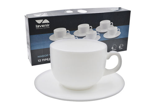 Чайный набор (12пр.) CB210-12 WHITE 99216