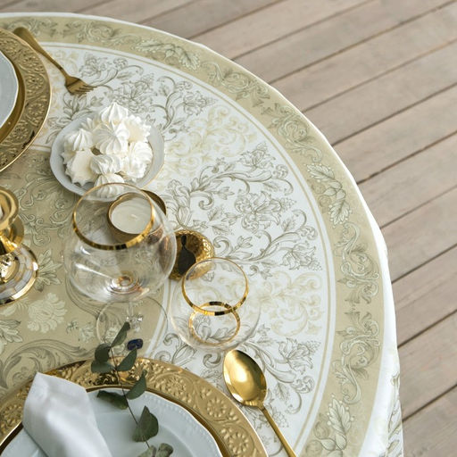 Скатерть круглая Этель Классика d=150 см, 100 % хлопок  фото 8