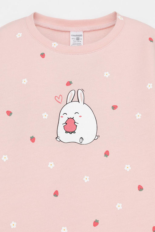 Crockid _ К 1581/тропический персик,клубничный мусс пижама дет  фото 2