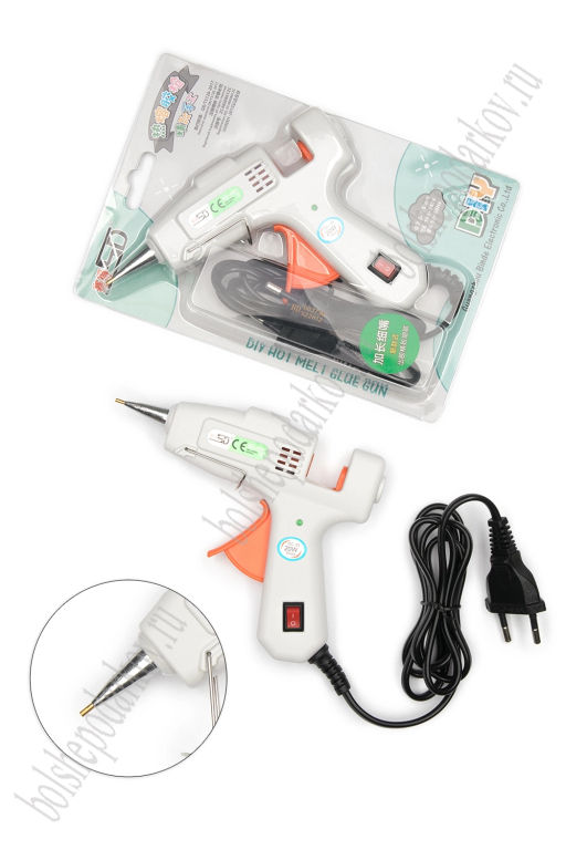 Термопистолет клеевой Тонкий носик 20W (SF-8092) на стержни 7 мм