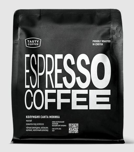 Кофе Tasty Coffee Колумбия Санта Моника мытой обработки