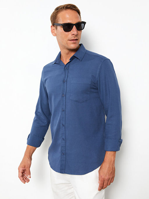 Regular Fit Uzun Kollu Erkek G?mlek