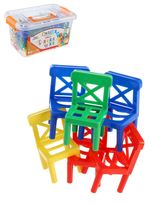 Настольная игра Баланс стулья, 120 стульев, 1-8 игроков, 3+ - Simaland фото 2