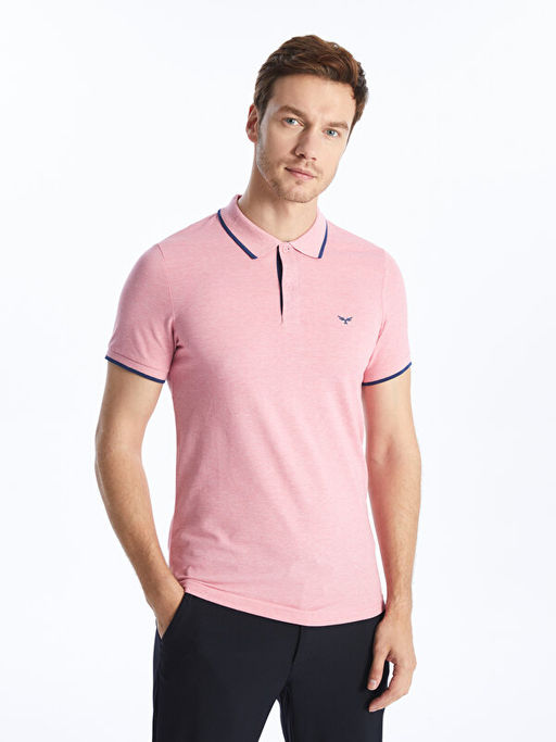 Polo Yaka K?sa Kollu Pike Erkek Ti??rt