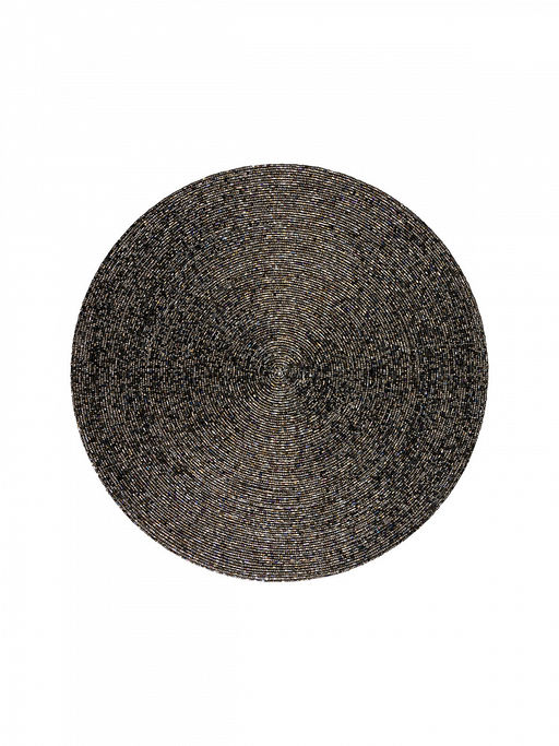 Салфетка сервировочная D35 серый бисер