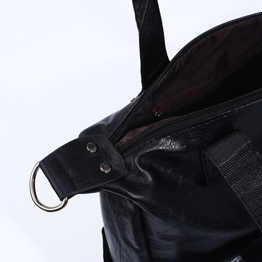 Сумка-тоут на молнии цвет чёрный - Simaland фото 6