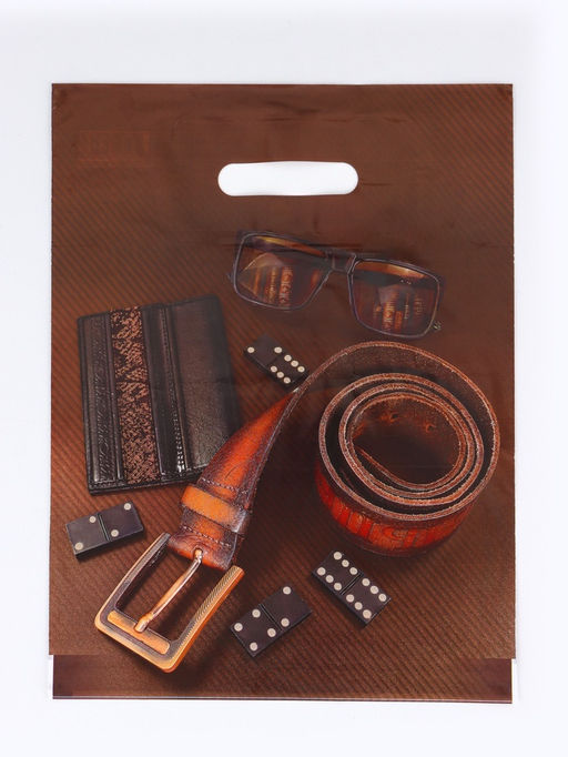 Цена за 50 шт. Пакет подарочный «Домино» полиэтиленовый с вырубной ручкой, 30×40 см, 30 мкм