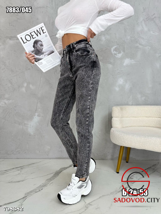 джинсы женские с высокой посадкой - Bruno фото 2