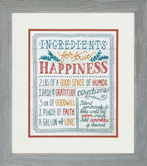 Набор для вышивания DIMENSIONS 71-01569 Ингредиенты для счастья 25 x 20 см