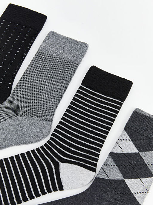 Desenli Erkek Soket ?orap 7li