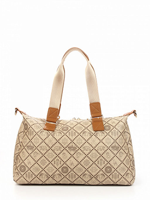 LACCOMA сумка АС89100-Россия-бежевый эко кожа хлопок