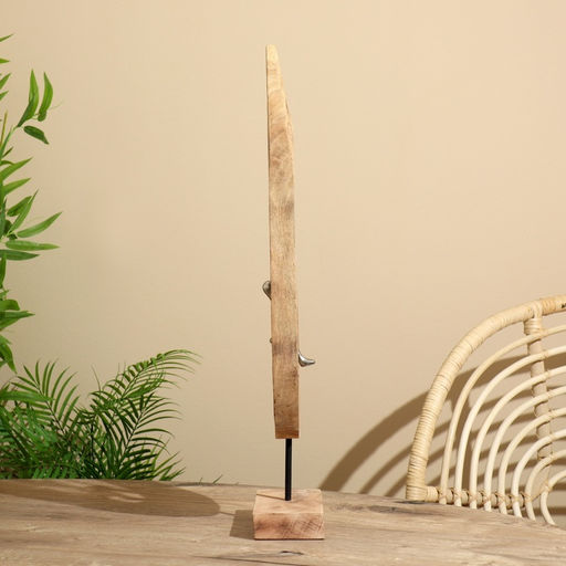Сувенир «Качель», 18.5×9×62 см, алюминий, манговое дерево