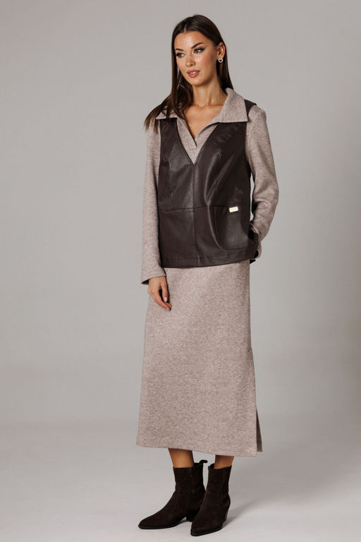 Костюм Lars Style 1175 бежевый, шоколадный