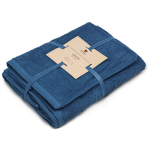 Набор махровых полотенец GINZA 2 шт. (50х90 - 1 шт., 70х140 - 1шт.), 100% хлопок, 450 гр./кв.м., Кэмел - Традиция фото 3