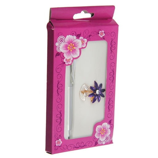 Цена за 2 шт. Набор подарочный 2в1 (ручка, брошка) микс - Simaland фото 3