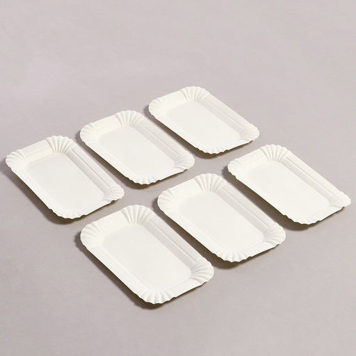 Цена за 4 шт. Посуда одноразовая, 6 шт., розовый