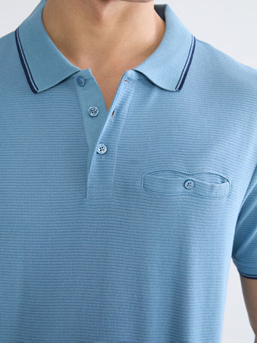 Polo Yaka Erkek Dokulu Ti??rt