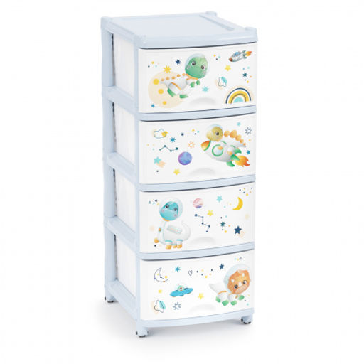 Комод 4-х секционный детский (для мальчиков) М1243,,