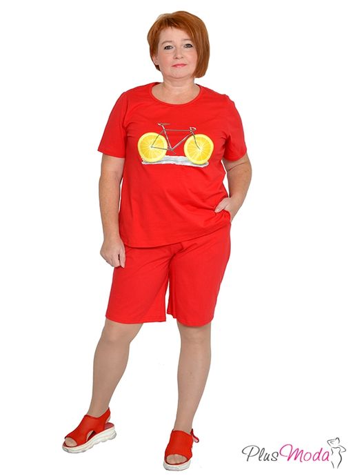 Футболка Модель №1032 размеры 44-84 - Plusmoda фото 4