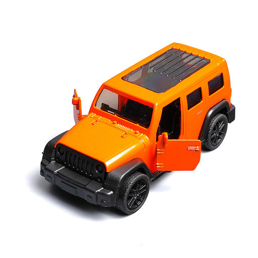 Машина "Дорожный страж" 1:43 (откр двери, металл) в коробке (цвет оранжевый)