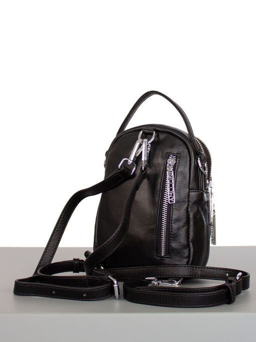 LACCOMA рюкзак 18147-черный натуральная кожа полиэстр  фото 2