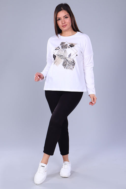 Футболка 55038 с дл.рукавом - Натали фото 4