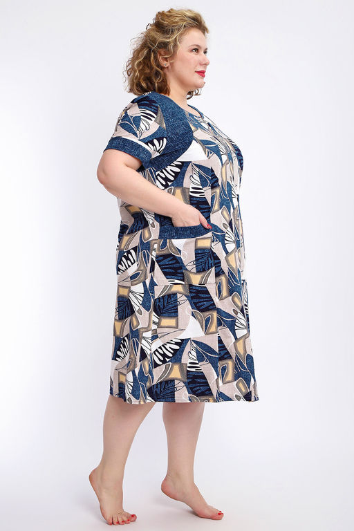 Халат 004 домашний на молнии