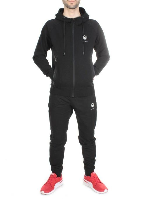TA5087 BLACK Спортивный костюм мужской TEUYOEOR (75% хлопок 20% полиэстер 5% спандекс) - Fashion фото 2