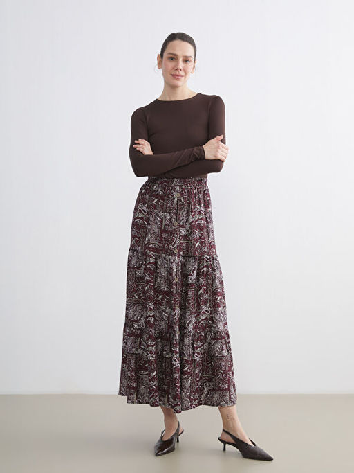 Beli Lastikli Desenli Klo? Etek