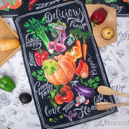 Полотенце Этель Delicious Fresh 40х70 см, 100% хлопок, саржа 190 гр/м2